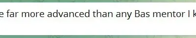 Screenshot of a real client review