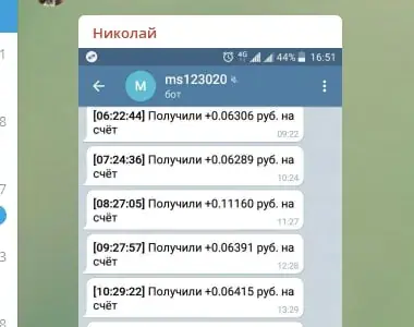 Screenshot of a real client review